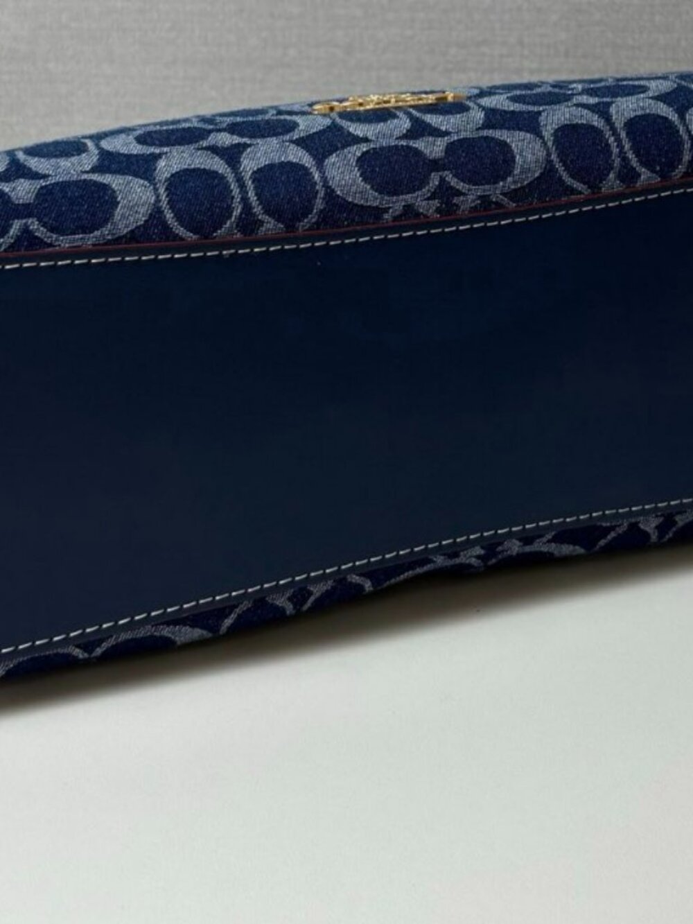 Coach Laurel CY702 Denim Shoulder Crossbody Bag. - Picture 4 of 9